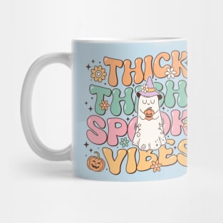 Thick Thighs and Spooky Vibes Mug